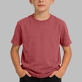 thumbnail image 1 of Kids Solid Color T-Shirt, Short Sleeve Crew Neck Tee, for Summer Wear and Everyday Wear, for Boys and Girls, Kids Clothing | CSEONE, 1 of 6