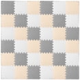 thumbnail image 1 of ProSource Kids Solid Colors Foam Puzzle Floor Play Mat, 36 or 16 tiles, 1 of 7