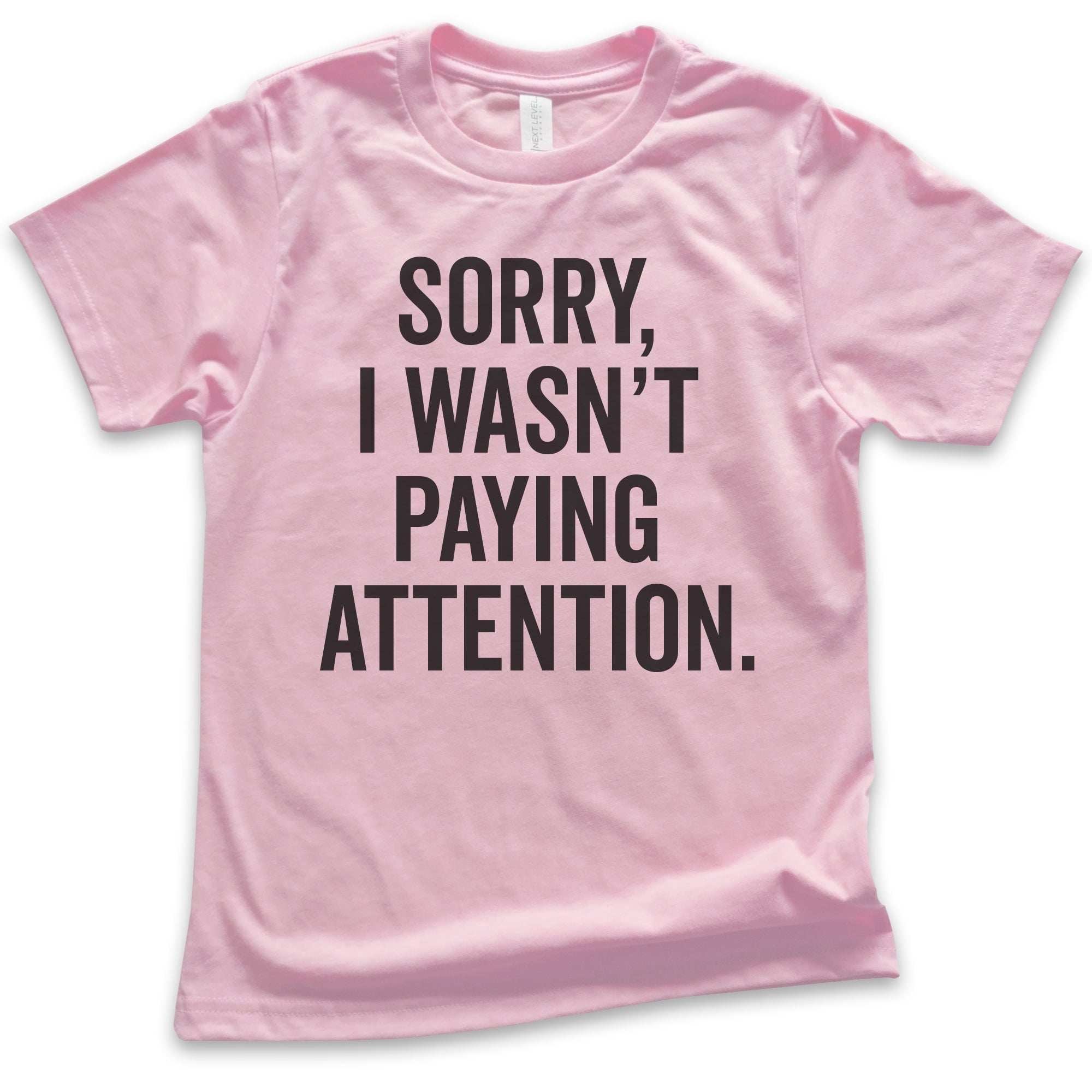 Kids Sorry I Wasn't Paying Attention T-shirt, Youth Kids Boy Girl T ...
