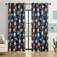 thumbnail image 1 of Kids Space Rockets Blackout Curtains - 100% Blackout, Thermal Insulated, Noise Reducing, Window Curtain Perfect For Kids Room And Nursery 53"W x 96"L (Pack of 2), 1 of 6