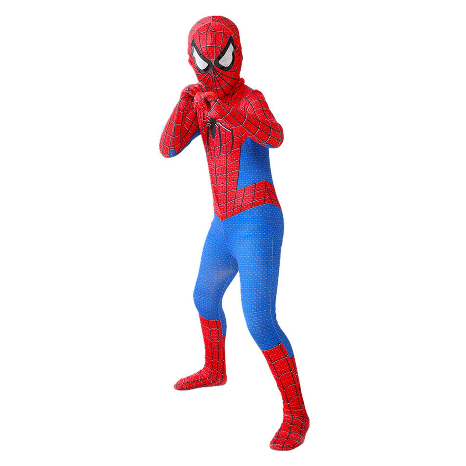 Kids Spiderman Costume Jumpsuit Fancy Dress Child Halloween Cosplay ...