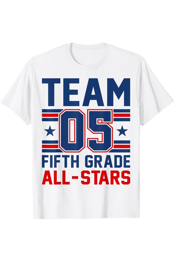 Kids Sports 05 Team Fifth Grade 5th Grade All Stars T-Shirt, Unisex T-Shirt