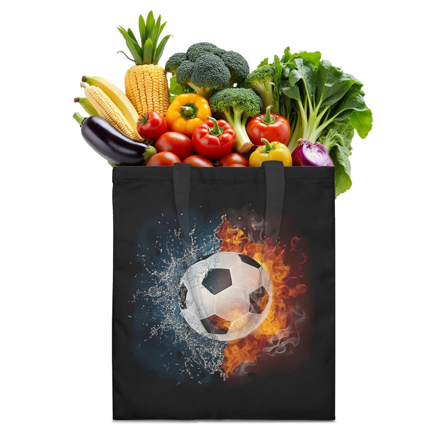Kids Sports Canvas Tote Bag – Baseball Football Soccer Basketball ...