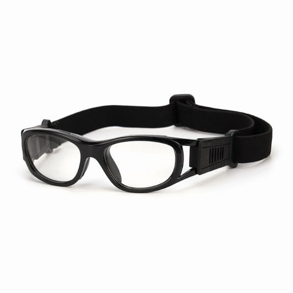 Kids Sports Goggles, Polycarbonate Lens Adjustable Strap for Basketball Football Hockey Baseball Volleyball Cycling Ages kidsblack frame