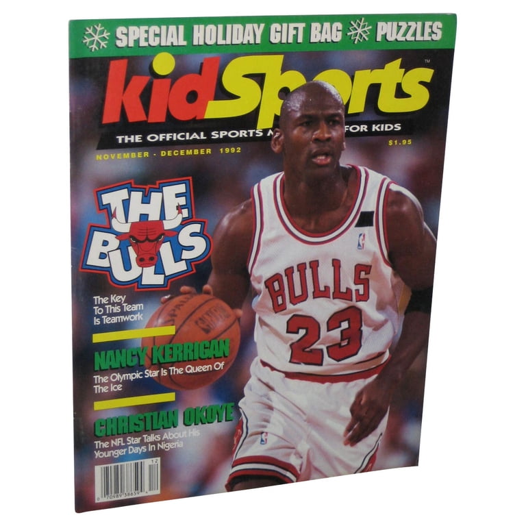 Kids Sports Official Nov/Dec 1992 Bulls NBA Basketball Michael