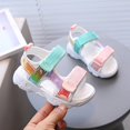 thumbnail image 1 of Kids Sports Sandals Girls Non-slip Color Block Open Toe Athletic Beach Water Shoes Sandals for Toddler Kids Girls Summer Hiking Outdoor, 1 of 9
