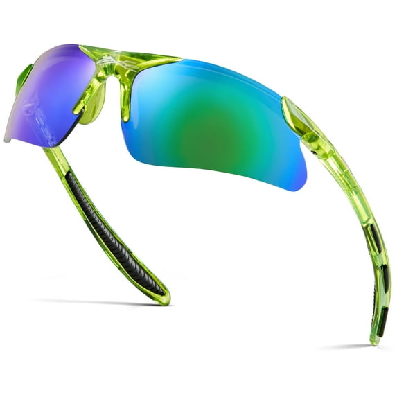 Kids Sports Sunglasses for Boys Girls Age 3-10 Baseball Softball Cycling Children Sun Glasses UV400