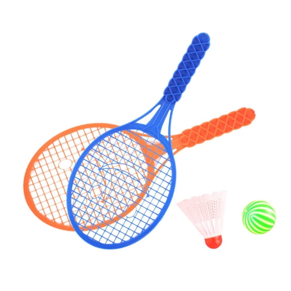 Kids Sports Toy Badminton Racket Set Plastic Racket Set Tennis Racket Set For Interactive Games Coordination Development