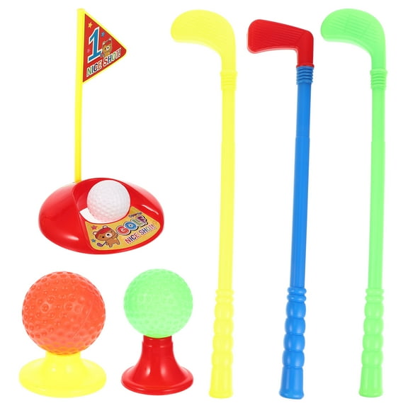 HEMOTON Plastic Children Suits Toy Educational for Kids and Adults Fun Sports Toys (Random Ball Colors, Random Flag Patterns)