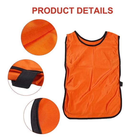 Kids Sports Vests Training Numbered Bibs Practice Quick-Dry Basketball Football Rugby Team Jersey Polyeste 3 Fangkenuo