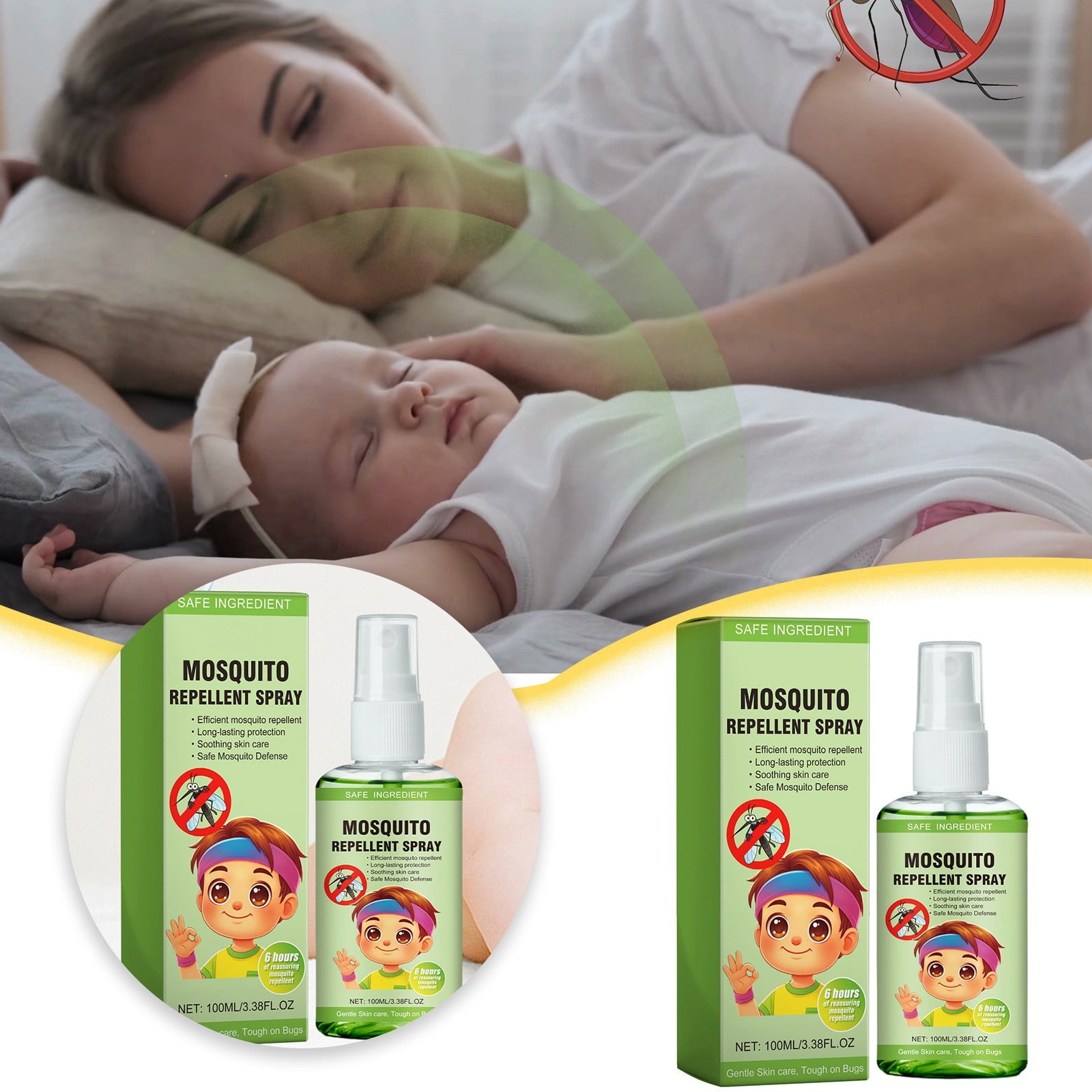 [Kids Spray] Summer Cool For Babies & Toddlers Natural Lotion Family