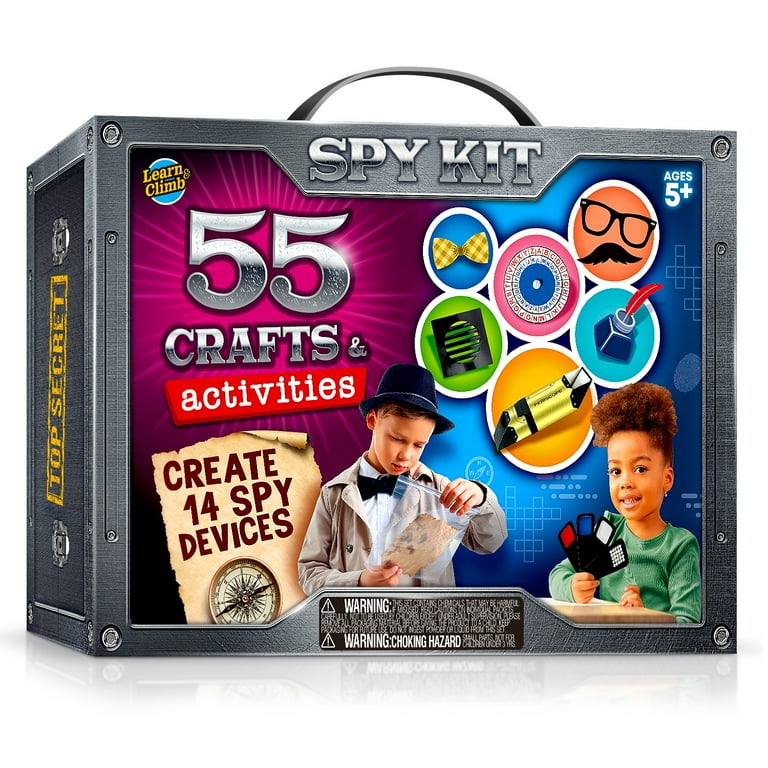 Kids Spy Kit Explore 15 Secret Missions Create 14 Detective