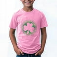 thumbnail image 1 of Kids St. Patrick's Day Clover T Shirts Boys Girls Shamrock Graphic Tees Green Short Sleeve Tops for Irish Festival Celebrations, 1 of 8