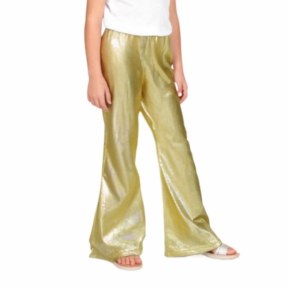 Kids Stage Performance with Sequins and Flared Pants High-Waisted Design for Belly Dance & Yoga Practice Fishtail Plus Size Long Pants Group Dance & Annual Party Outfits & Props,130