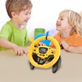 thumbnail image 1 of Kids Steering Wheel under $5! Xqxayjr Kids Simulation Racing Steering Wheel Toy, 360 Degree Rotatable with Sound Effects, Educational Driving Toy with Traffic Knowledge, 1 of 2
