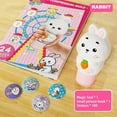 thumbnail image 1 of Kids Stickers,Sticker Books＆ Toys For Kids Toddler Reusable Sticker Book With 100 Stickers Travel Airplane Toys For Toddlers (Rabbit), 1 of 6
