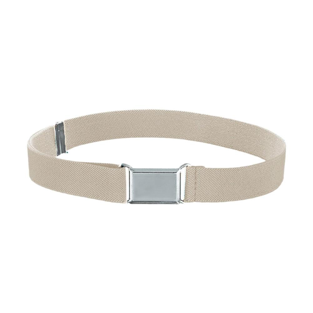 CTM Kids' Adjustable Elastic Belt with Magnetic Buckle
