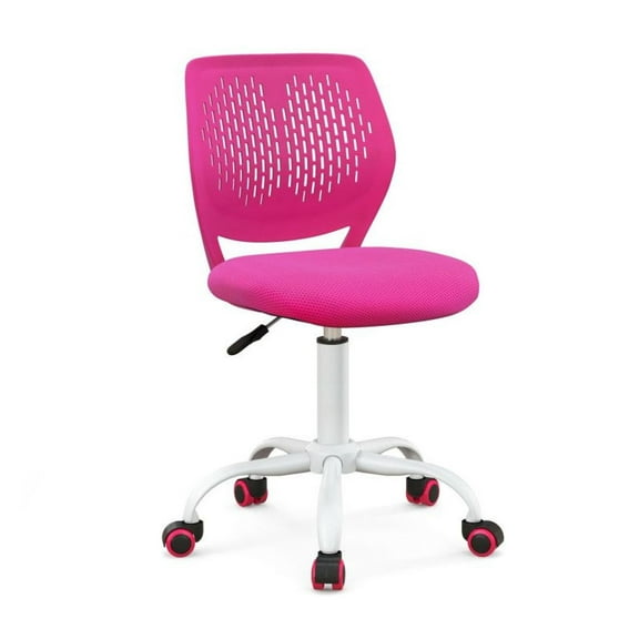 Kids Study Chair Ergonomic Adjustable Height Desk Chair for Home School - Blue/Purple/Pink