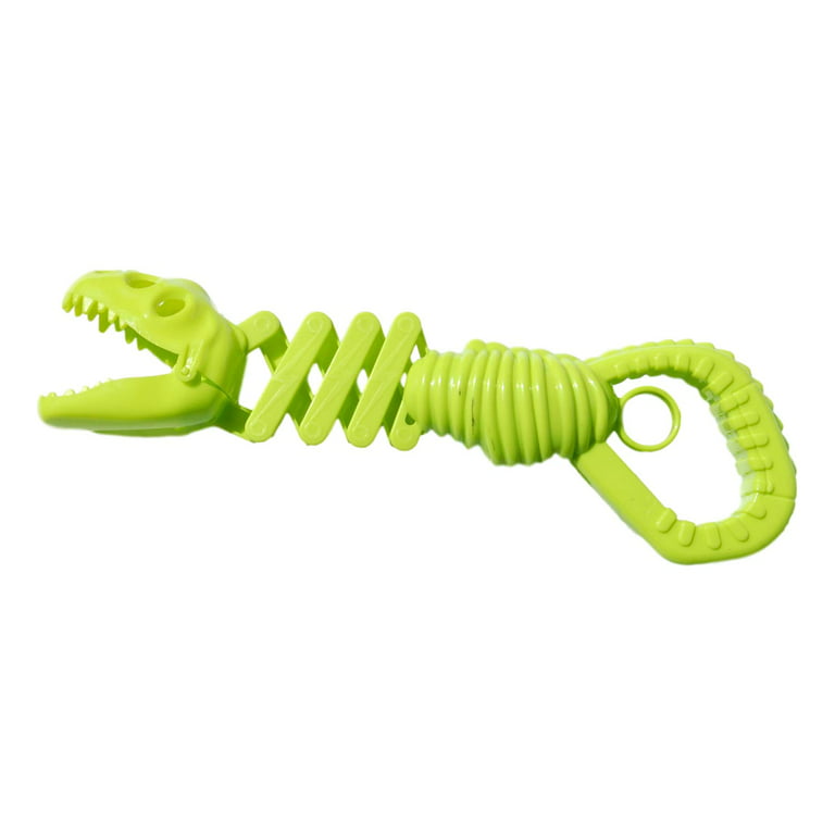 Kids Stuff Dinosaur Head Grabber, Green T-Rex Dino Reach Toy 