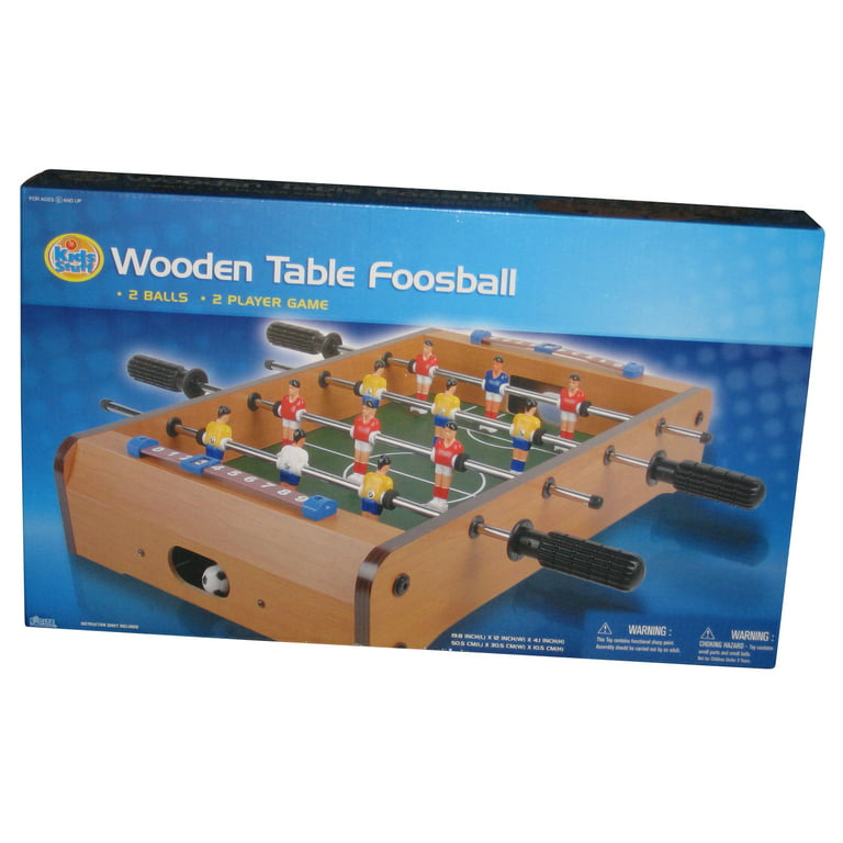 Kids Stuff Wooden Foosball Compact Travel Car Table Game 