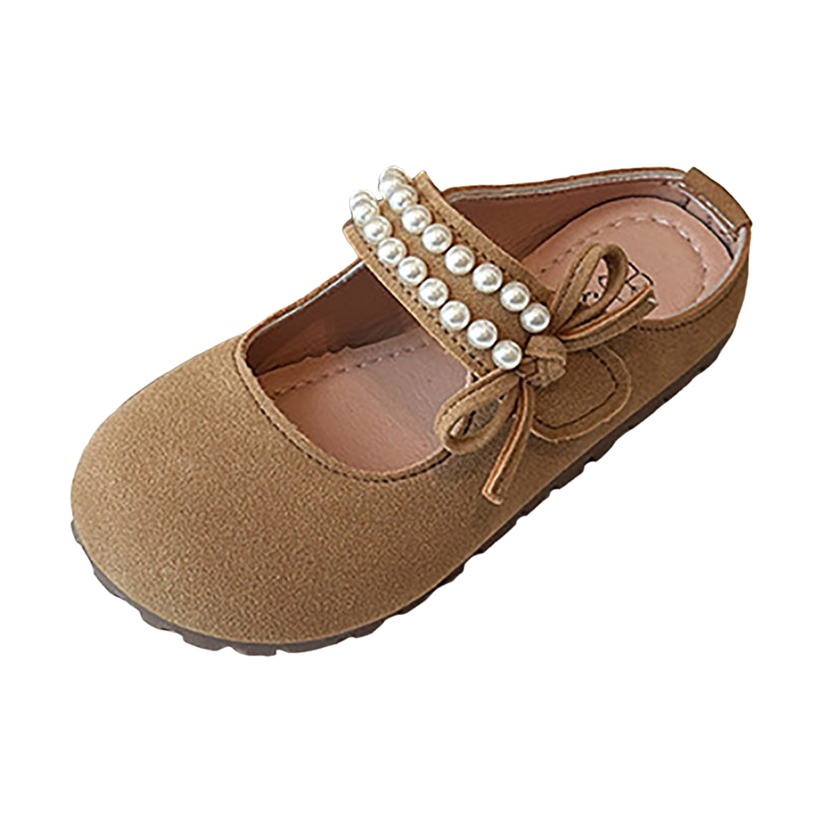 Kids Suede Clogs Toddler Flats Boys Girls Leather Mules Slippers Cork ...