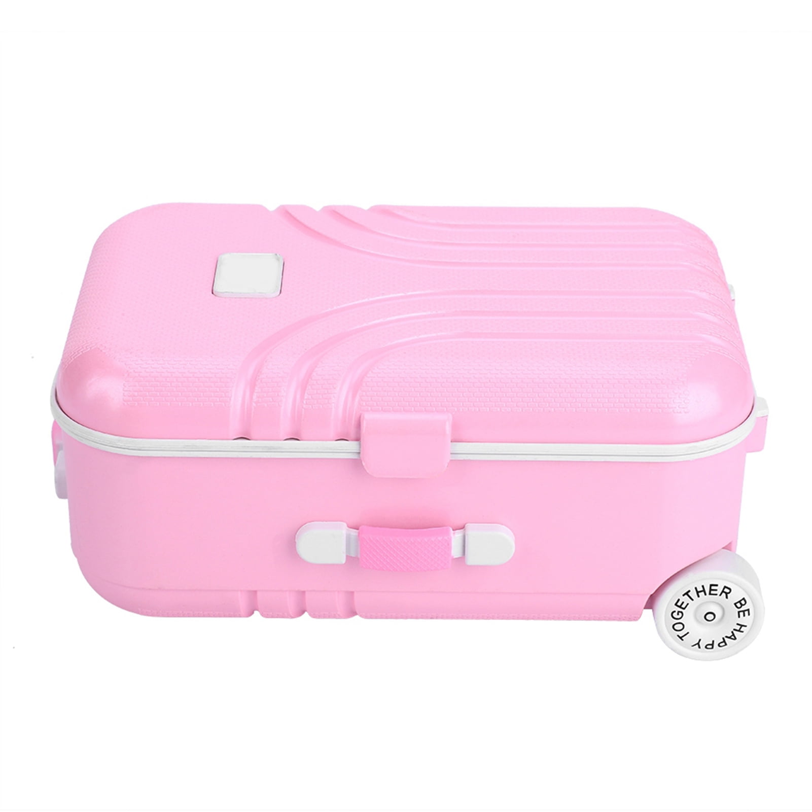 Kids Suitcase Toy Cute Plastic Rolling Suitcase Mini Luggage Box