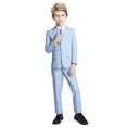 thumbnail image 1 of Kids Suits for Boys Dressy Outfit Set Boys' Suits Boys Dress Clothes Christmas Outfit Blue Suit Size 2T, 1 of 3