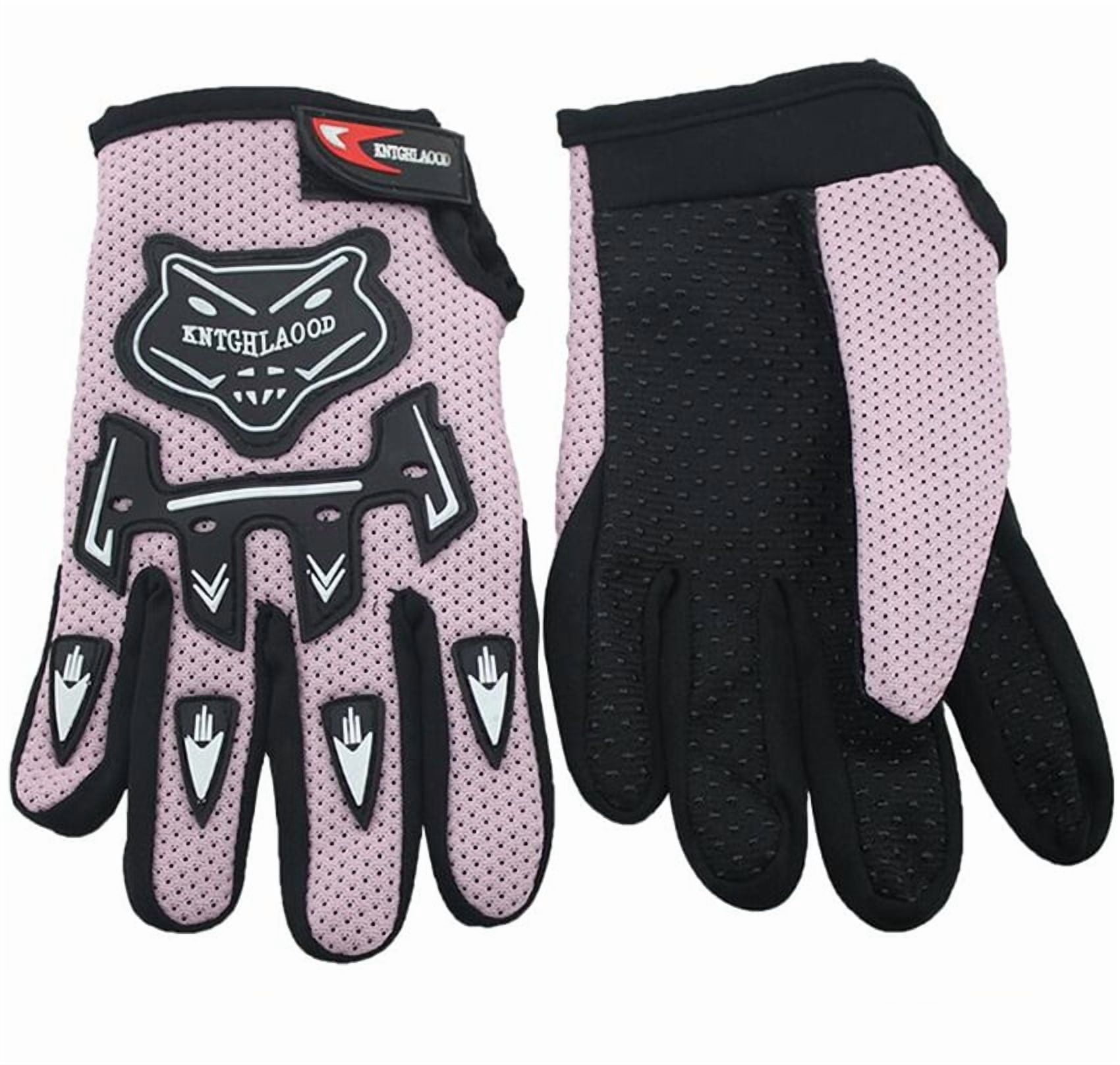 Kids Summer Full Finger Motorcycle Gloves Child Moto Luvas Motocross Leather Motorbike Guantes Children Kids Racing Moto Gloves