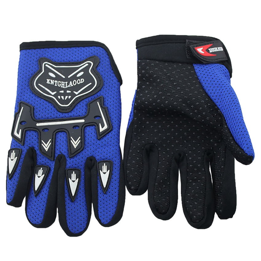 Kids Summer Full Finger Motorcycle Gloves Child Moto Luvas Motocross Leather Motorbike Guantes Children Kids Racing Moto Gloves