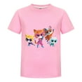 thumbnail image 1 of Kids Summer Shirt with Super-Kitties Print T-Shirt – Cartoon Cat Tee for Boys Girls – Short Sleeve Top – Fun Casual Clothing – Toddler Outfit, 1 of 4