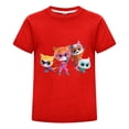 thumbnail image 1 of Kids Summer Shirt with Super-Kitties Print T-Shirt – Cartoon Cat Tee for Boys Girls – Short Sleeve Top – Fun Casual Clothing – Toddler Outfit, 1 of 4