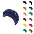 thumbnail image 1 of Kids Sun Bucket Hat - UPF 50+ Adjustable Summer Outdoor Hat Fashion Women Beading Braid Hat Ruffle Cancer Wrap Cap Sleep Caps Satin Lined Hair Bonnets, 1 of 2