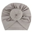 thumbnail image 1 of Kids Sun Hat Adjustable Boys Girls Beach Bucket Hat UPF 50+ Wide Brim Foldable Summer Cap Swim Fishing Safari Toddler Baby Boys Girls Cap Beanie Solid Cotton Knotted Elastics Turban Hat, 1 of 2