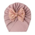 thumbnail image 1 of Kids Sun Hat for Boys Girls Mesh Bucket Hat Toddler UV Protection Beach Hat Kids Foldable Fishing Hat Baby Girls Turban Hats With Bow Caps Bonnets Headwraps For Toddlers, 1 of 3