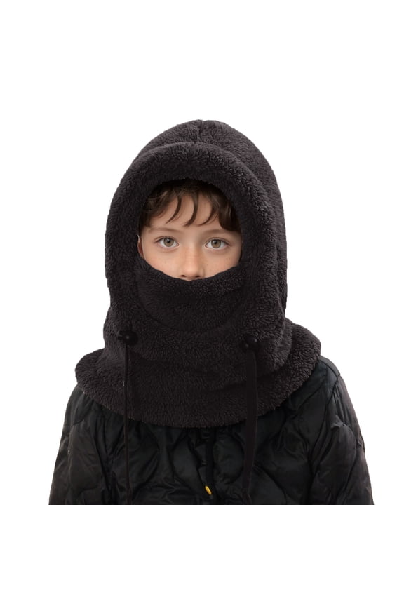 Kids Sun Hat Replacement Winter Thickened Balaclava Ski Mask – Full Face Neck Warmer Integrated Windproof Pullover Hat, Protective Sport Essentials for Cycling & Snow Play