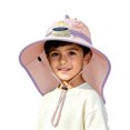 thumbnail image 1 of Kids Sun Hat Solar Fan Hat with Detachable Neck Large Brim Sun Adjustable Cap, 1 of 4