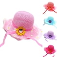 thumbnail image 1 of Kids Sun Hat Tea Party Garden Party Hats Easter Wide Brim Summer Beach Hat for Boys Girls Toddler Outdoor Play Travel Lightweight Breathable, 1 of 3