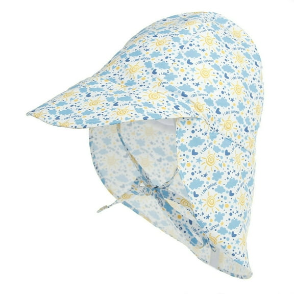 Kids Sun Hat UPF 50  Boy Girl Protection Hat Wide Brim Breathable Mesh Beach Hats