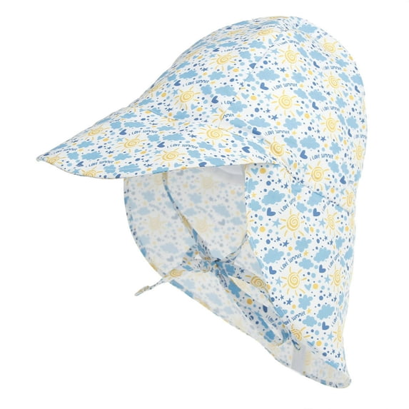Kids Sun Hat UPF 50+ Boy Girl Protection Hat Wide Brim Breathable Mesh Beach Hats