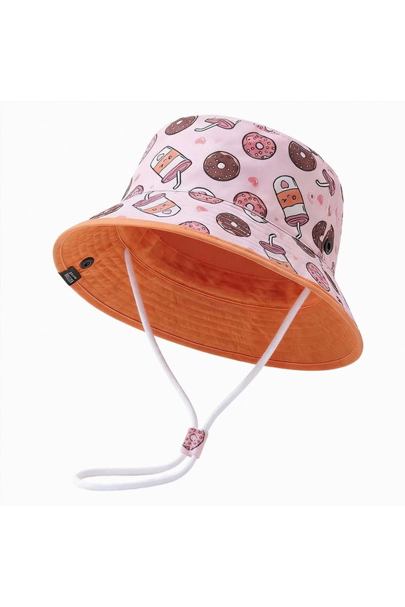 Kids Sun Hat UPF 50+ Bucket Hats for Boys Girls Summer Sun Protection Wide Brim Unisex Beach Outdoor 6-12 Months 12-24 Months 2t 3t 4t 5t 6t 7t 8t 9t Children 3-8 Years