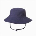 thumbnail image 1 of Kids Sun Hat UPF 50+ Bucket Hats for Boys Girls Summer Sun Protection Wide Brim Unisex Beach Outdoor 6-12 Months 12-24 Months 2t 3t 4t 5t 6t 7t 8t 9t Children(B,0-6 Months), 1 of 3