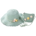 thumbnail image 1 of Kids Sun Hat UPF 50+ Sun Protective Bucket Hat for Boys Girls Wide Brim Summer Beach Fishing Safari Adjustable Hat Straw Hat Hat Sun + Sunscreen Sunshade Children Beach Girls Bag Kids Hat, 1 of 3