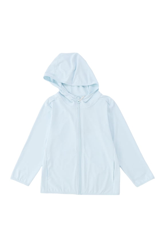 Kids Zip up Hoodie UPF 50+ Rash Guard Sun Jacket Hoodie Long Sleeve Girls Lightweight Jacket Kids Jackets Girls for Girls 5-6 Years