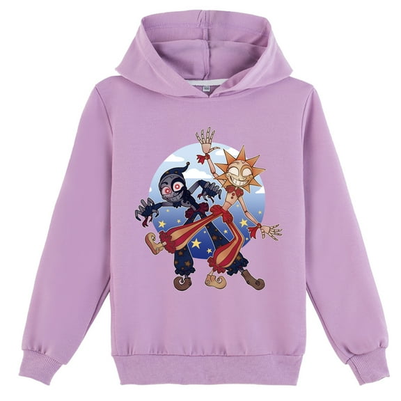 Kids Sundrop and Moondrop Pullover Hooded Sweatshirt for Boys Girls Spring Autumn Sweatshirts with a Hooded