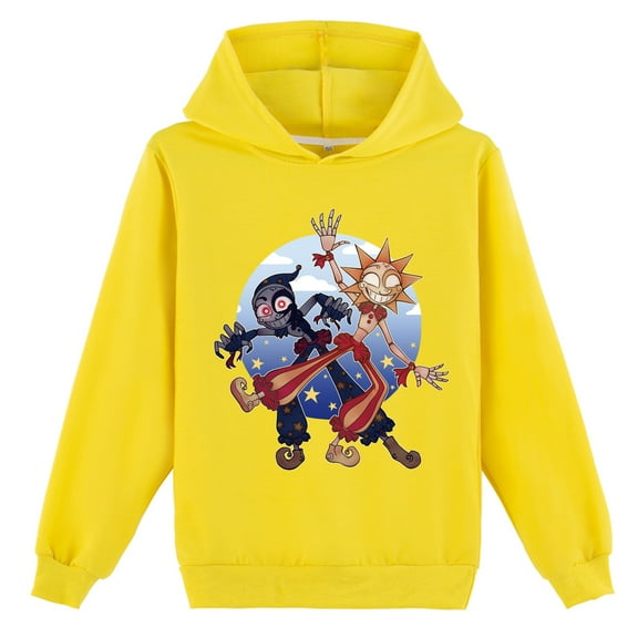 Kids Sundrop and Moondrop Pullover Hooded Sweatshirt for Boys Girls Spring Autumn Sweatshirts with a Hooded