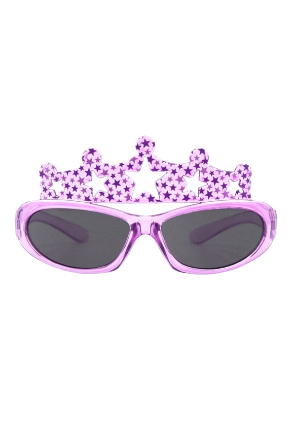 Kids Sunglasses Birthday Girls Crown Princess Fashion UV400 Ages 3+ Purple