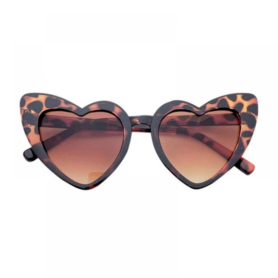 Kids Sunglasses Heart Shaped Sun Glasses Vintage Sunglasses for Children, Boys and Girls