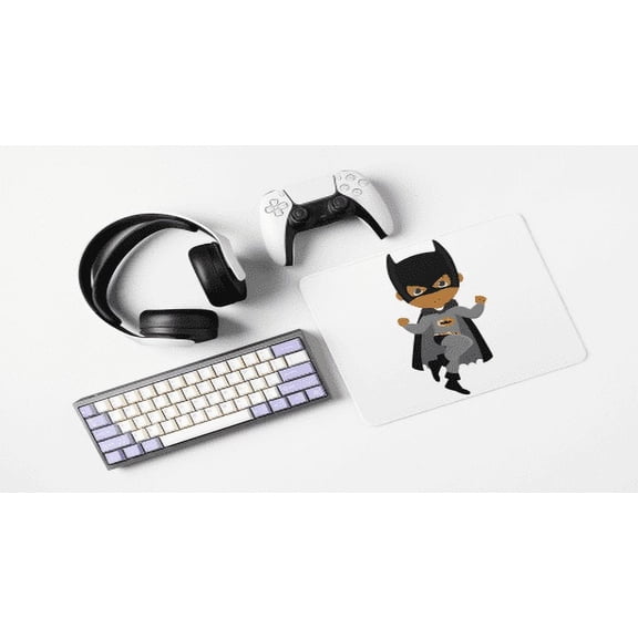 Kids Super Hero Bat Boy Mouse Pad