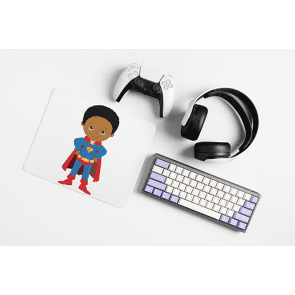 Kids Super Hero Super Boy Mouse Pad