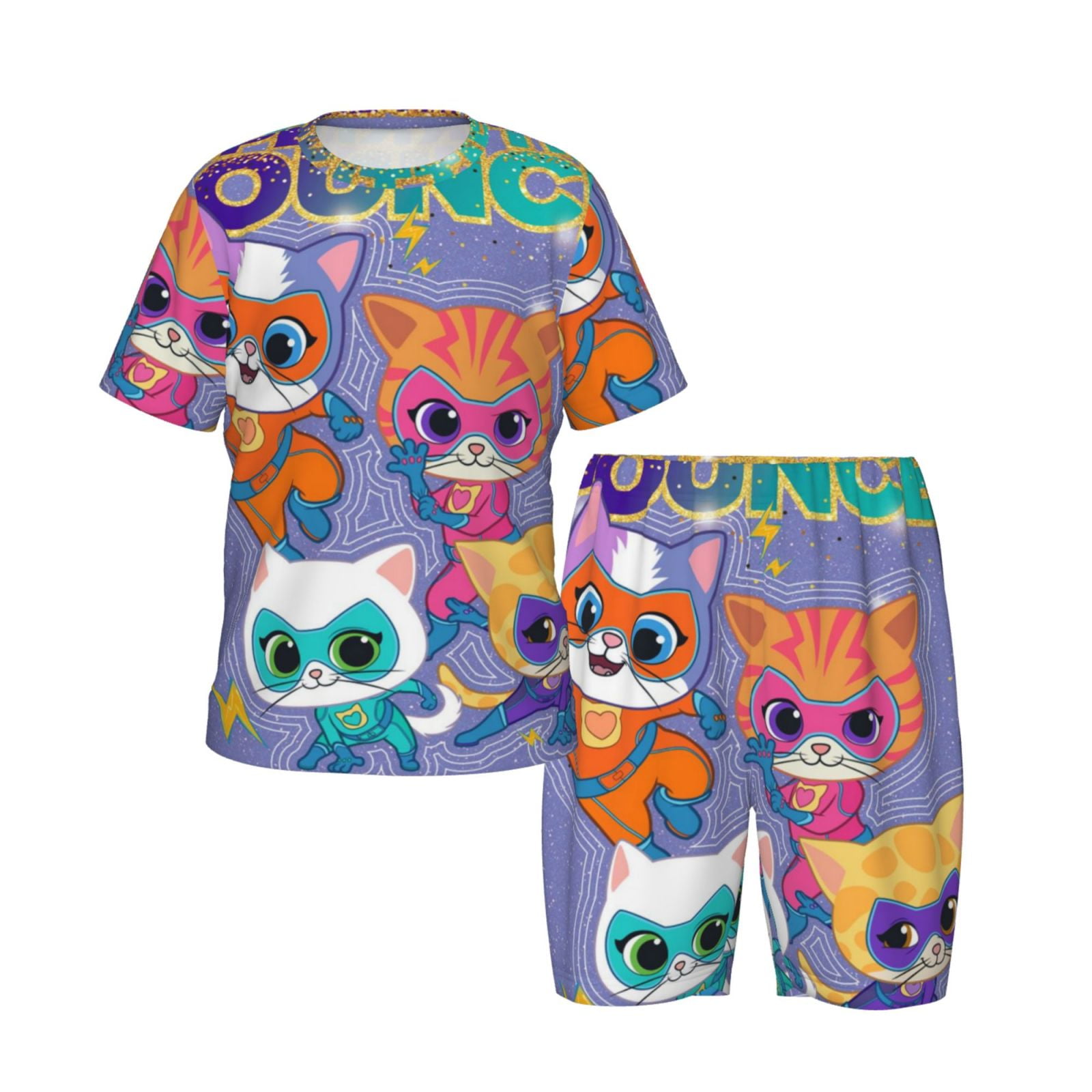 Kids Michael Myers Pajama Set Kids Cartoon Tee Shirt And Short Set 2PCS Short Sleeve Clothes Outfit Walmart